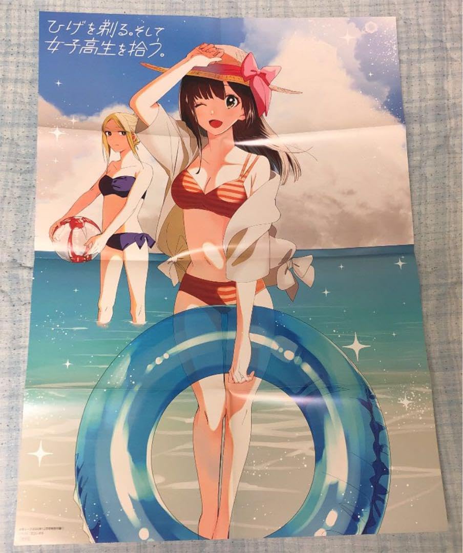 Amazon.co.jp: ひげを剃るそして女子高生を拾う水着ポスター : ホーム